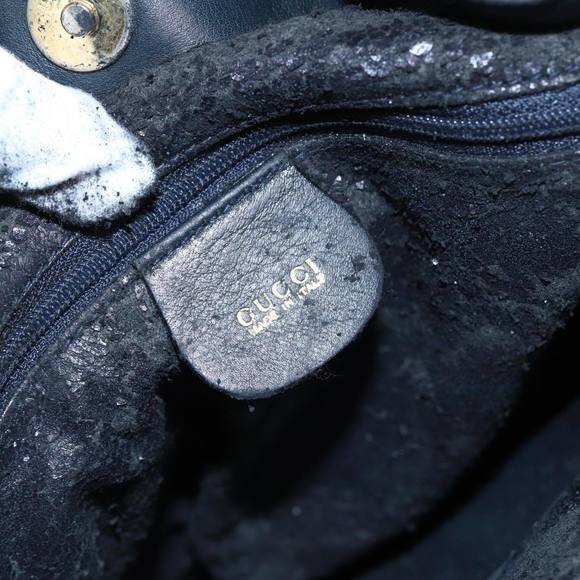 GUCCI Bamboo Shoulder Bag Leather 2way Brown 001 2113 1638 Auth 76394 - Picture 14 of 16